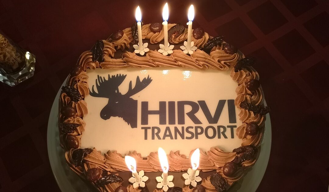 HIRVI TRANSPORT:in kuudes syntymäpäivä