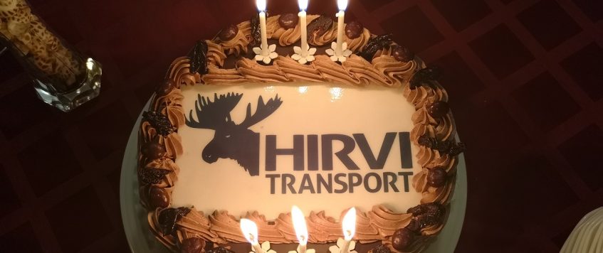 VI. Geburtstag der Firma Hirvi Transport